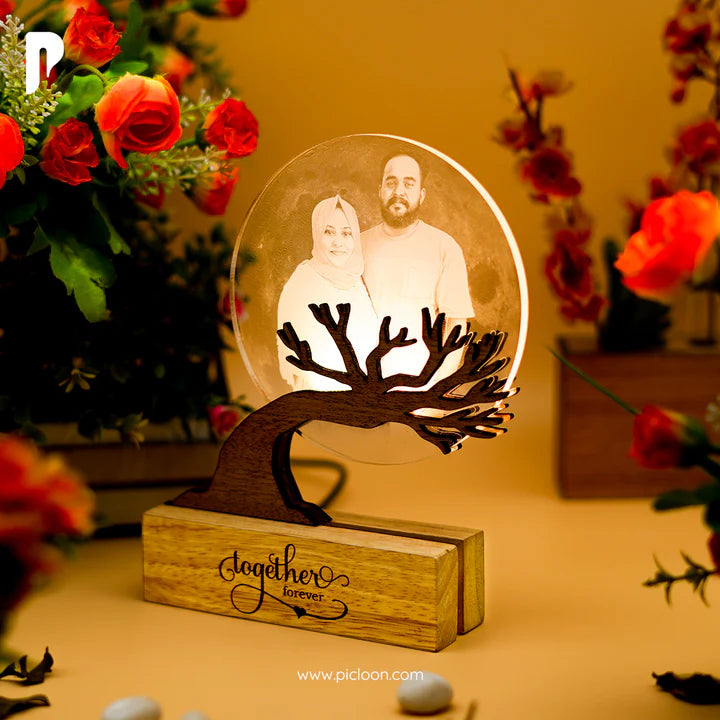 Moon Tree Customized Acrylic 3D LAMP